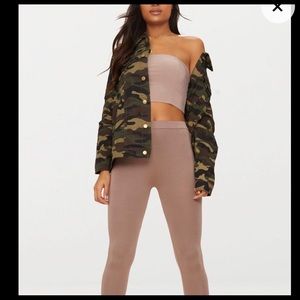 Camo denim jacket